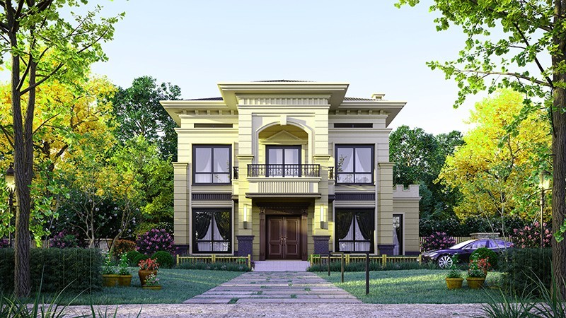 天全中式合院住宅，开放庭院与邻里乡亲更亲近